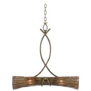  Fiji Collection Aged Bronze Pendant Chandelier: Home 