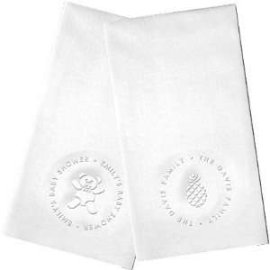     Personalized Embossed Guest Towels (Ageless Motif)