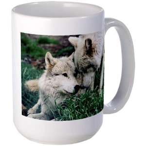 Large Wolf Mug Wolf Large Mug by   Kitchen 