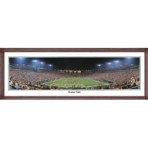 Green Bay Packers   Monday Night   Framed Panoramic Print:  