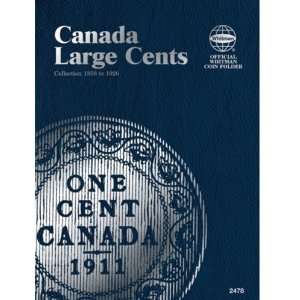  Large Cent Canadian Folder 1858 1920 (Official Whitman 