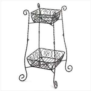  Wrought Iron Basket Plant Stand: Patio, Lawn & Garden