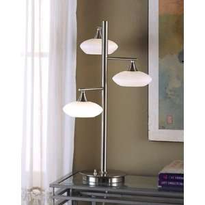    Anthony M1356   Chrome Triple Light Table Lamp: Home Improvement