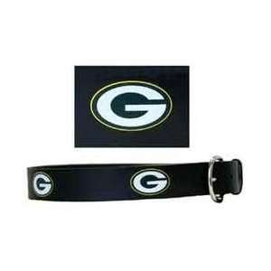  Embossed NFL Leather Belt   Green Bay Packers Sports 