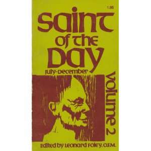  Saint of the Day (9780912228204) OFM Leonard Foley Books