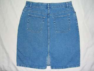 NEW YORK & COMPANY Knee Length Jean Skirt Size 10  