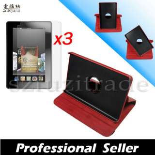item Accessory Rotating Leather Case Cover Skin+Film For  