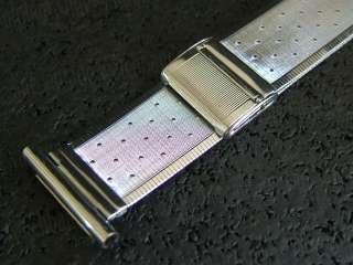 1940s Vintage Watch Band Unused 20mm Fischer Germany DeLuxe Stainless 