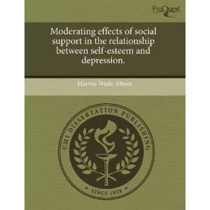  Moderating effects of social support in the relationship 