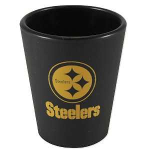  Pittsburgh Steelers Frosted Shot Glass: Kitchen & Dining