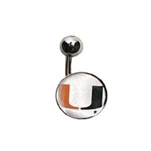   of Miami Hurricanes Navel Belly Button Ring