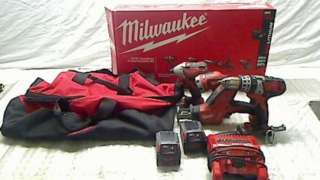 Milwaukee M18 Cordless Red Lithium 4 Tool Combo Kit   TADD  
