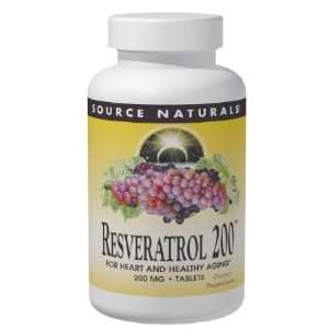  Resveratrol 200 200 mg 120 Tablets   Source Naturals 