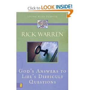 Gods Answers to Lifes Difficult Questions (Living with Purpose 