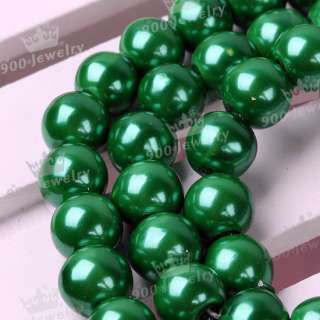 54x Green Magnetic Hematite Round Ball Loose Beads 8mm  