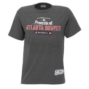   Adults AC MLB Property of Atlanta Braves T shirt: Sports & Outdoors