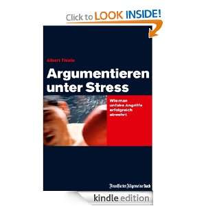 Argumentieren unter Stress (German Edition) Albert Thiele  