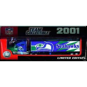   2001 Seattle Seahawks Diecast Tractor Trailer Semi