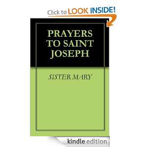 PRAYERS TO SAINT JOSEPH SISTER MARY  Kindle Store