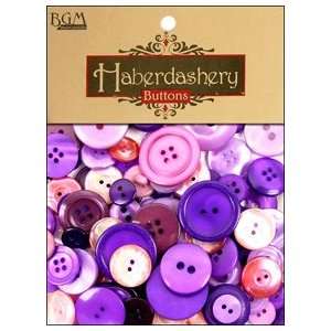  Buttons Galore   Haberdashery Buttons   Classic Purples 