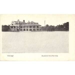  1900 Vintage Postcard Humboldt Park Pavilion   Chicago 