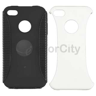   Hybrid Hard Case Skin Cover for Apple iPhone 4 4S 4G Accessory  