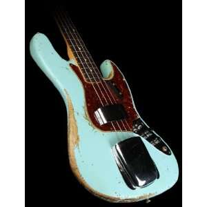   Jazz Bass Heavy Relic Electric Guitar Daphne Blue Musical Instruments