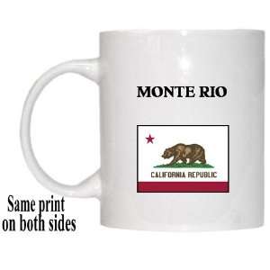  US State Flag   MONTE RIO, California (CA) Mug 