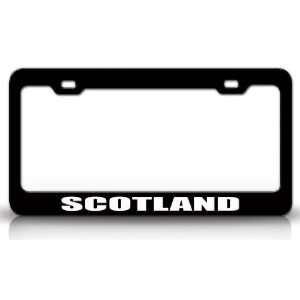  SCOTLAND Country Steel Auto License Plate Frame Tag Holder 
