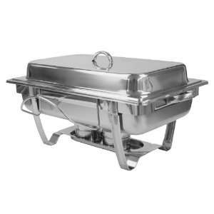  Serveware Stainless Steel 8 Qt Stainless Steel Chafer 