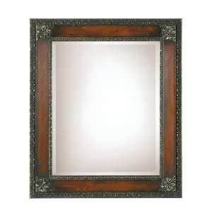 Traditional Wall Mirror With Wooden Frame:  Home & Kitchen