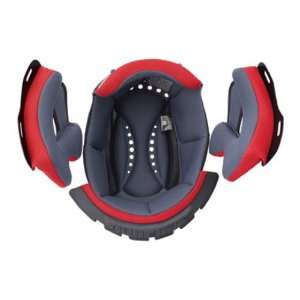   VX 24 MX Motorcycle Helmet Accessories   Red/Grey / Medium: Automotive