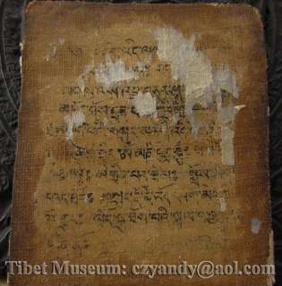  Amazing Small Old Antique Tibetan Buddhism Cloth Thangka  