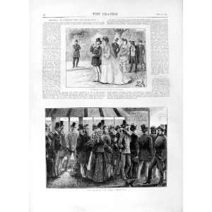    1874 THEATRE WEDDING PARTY BOIS DE BOULOGNE FRANCE