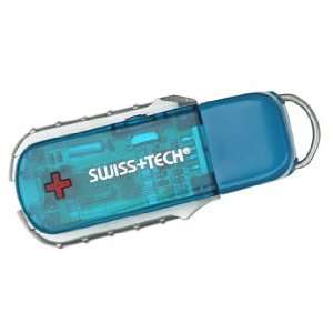  Swiss Tech USB Flash Drive Key Ring Tool Set