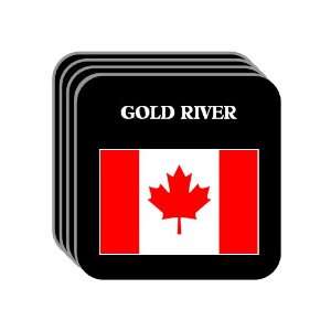  Canada   GOLD RIVER Set of 4 Mini Mousepad Coasters 