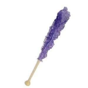 Rock Candy Crystal Sticks Purple Grape 12ct.:  Grocery 