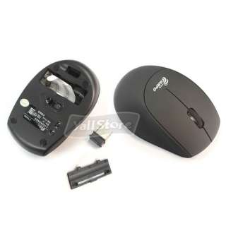 4G Wireless Optical Mouse Mic Black For USB PC Laptop/Notebook 