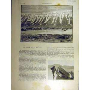    1891 Island Isafjord Fisher Man Whale French Print