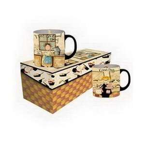   Good & Good Day Traditional Coffee Mugs   Set of 2: Kitchen & Dining