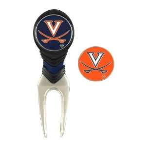  Virginia UVA Cavaliers Repair Tool W/ Golf Ball Marker 
