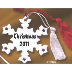 Christmas 2011 Metal Snowflake Ornament