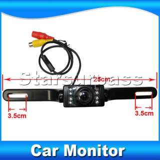 TFT LCD Car Reverse Rearview Color Mirror Monitor+Car Backup Camera 