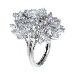   2ct TDW Diamond Estate Ballerina Ring (H I, SI3)  Overstock
