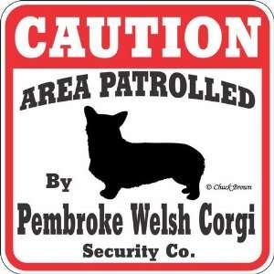   Patrolled By Pembroke Welsh Corgi Security Company Home & Kitchen