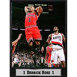 Chicago Bulls Derrick Rose Photo Plaque  