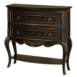 Hand painted Rustic Brown Accent Chest  Overstock
