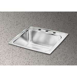 Lustertone Collection DLR252212 25 Top Mount Single Bowl Stainless 