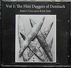   FLINT DAGGERS OF DENMARK arrowhead knife knapping paleo art artifact