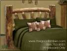 NEW Queen Aspen Log Headboard Rustic Furniture Bed Beds  